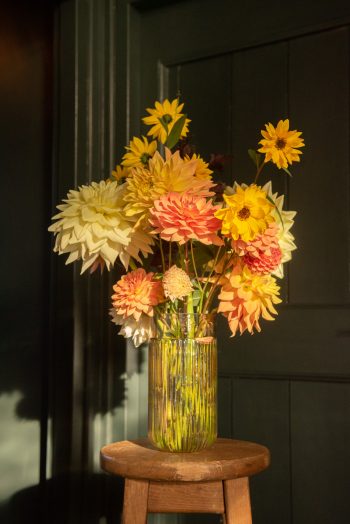 boeket lust voor het oog extravaganza biobloemen bloemist bloemwerk